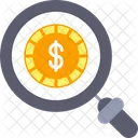 Coin Search  Icon