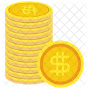 Coin Stack Coin Dollar Icon