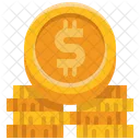 Coin Stack Money Finance Icon