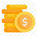 Coin Stack Coin Dollar Icon