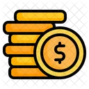 Coin Stack Coin Dollar Icon