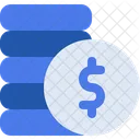 Coin Stack Money Finance Icon