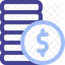 Coin Stack Money Finance Icon