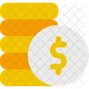 Coin Stack Money Finance Icon