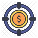 Coin Target  Icon