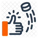 Coin Toss Referee Start Icon