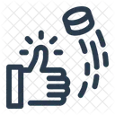 Coin Toss Referee Start Icon