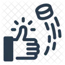 Coin Toss Referee Start Icon