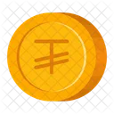 Flat Coin Coin Tugrik Icon