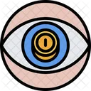 Coin Eye Vision Icon