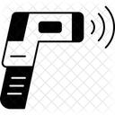 Matchen De Prueba De Corona Pistola De Temperatura Temperatura Icono