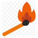 Fosforos Fuego Llama Icon