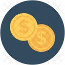 Coins Dollar Currency Icon