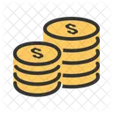Coins Money Finance Icon