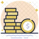 Coins Dollar Coins Currency Coins Icon