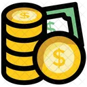 Money Pile Coins Icon