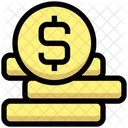 Business Financial Coins Icon