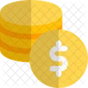 Coins Dollar Icon