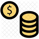 Coins Dollar Currency Icon