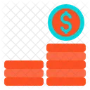 Coin Stack Cash Icon