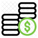Coins Business Currency Icon
