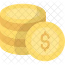 Coins Cash Money Icon