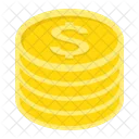 Coins Dollar Gold Icon