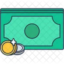 Coins and banknotes  Icon
