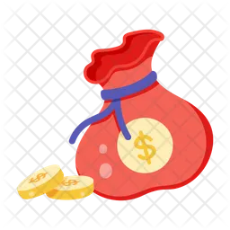 Coins Bag  Icon