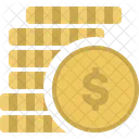 Coins Bank Banking Icon