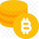 Coins Bitcoin Icon