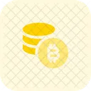 Coins Bitcoin Icon