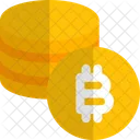 Coins Bitcoin Icon