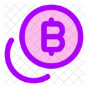 Coins Bitcoin Icon