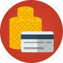 Coins Credit Card  Icon