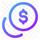 Coins Dollar Icon