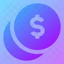 Coins Dollar Icon