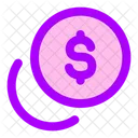 Coins Dollar Icon