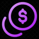 Coins Dollar Icon