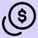 Coins Dollar Icon