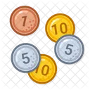 Coins five  Icon