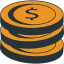 Coins Dollar Business Icon