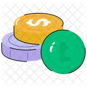 Coins Money Currency Icon