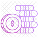 Coins Money Currency Icon