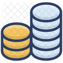 Coins Stack Dollar Coins Currency Coins Icon