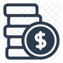 Coins Gold Treasure Icon