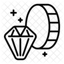 Coins Diamonds Finance Icon