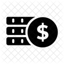 Coins Stack Dollar Coins Dollar Heap Icon