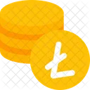 Coins Litecoin Icon