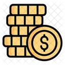 Coins Stack Money Cash Icon